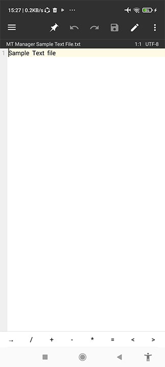 mt manager text editor