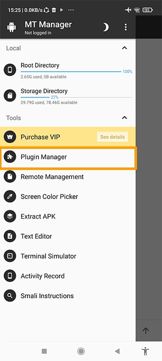 plugin manager
