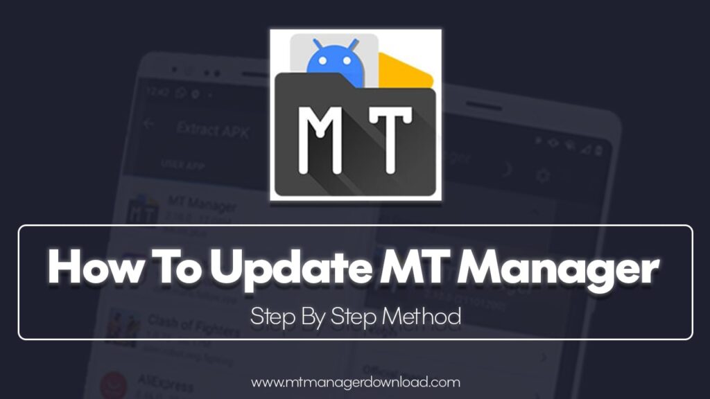 how to update mt manager