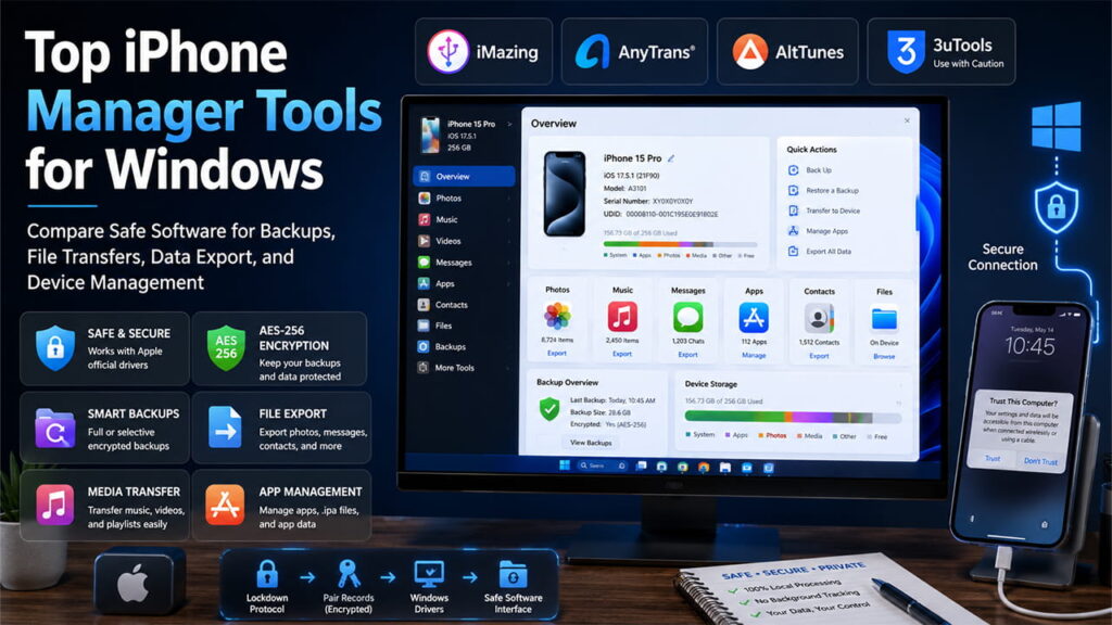best safe iphone manager windows